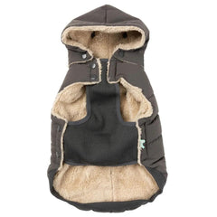 FuzzYard Essential Puffer Dog Jacket - Charcoal