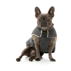 FuzzYard Essential Puffer Dog Jacket - Charcoal