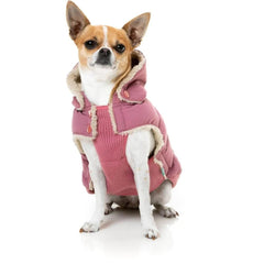 FuzzYard Essential Puffer Dog Jacket - Mauve