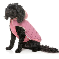 FuzzYard Essential Puffer Dog Jacket - Mauve
