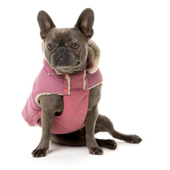 FuzzYard Essential Puffer Dog Jacket - Mauve