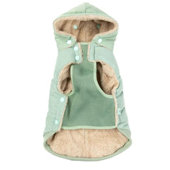 FuzzYard Essential Puffer Dog Jacket - Mint