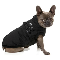 FuzzYard Flash Dog Harness Jacket - Black