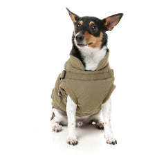FuzzYard Flash Dog Harness Jacket - Khaki