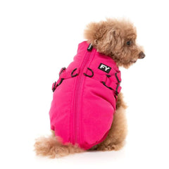 FuzzYard Flash Dog Harness Jacket - Magenta