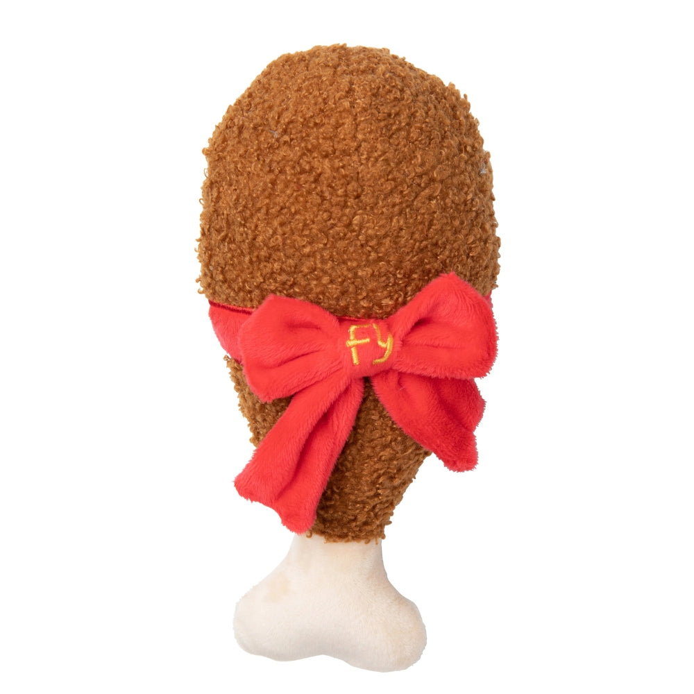 FuzzYard Good Tidings Turkey Leg Dog Toy