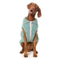 FuzzYard Hana Fleece Dog Jacket - Sage