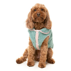 FuzzYard Hana Fleece Dog Jacket - Sage