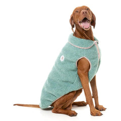 FuzzYard Hana Fleece Dog Jacket - Sage
