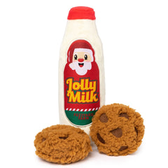 FuzzYard Jolly Milk & Cookies 3PK Christmas Dog Toys