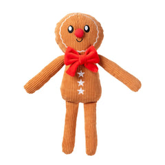FuzzYard Life Christmas Gingerbread Man Dog Toy