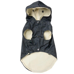 FuzzYard Life Dog Raincoat - Slate Grey