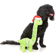 FuzzYard Lit-a-Saurus Christmas Dog Toy