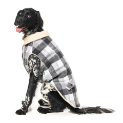 FuzzYard Lumberjack Dog Jacket - Grey
