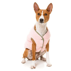 FuzzYard Nara Dog Reversible Jacket - Pink