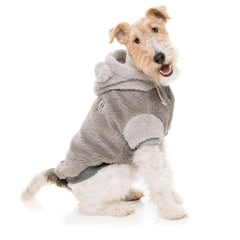 FuzzYard Winnie Dog Hoodie - Grey