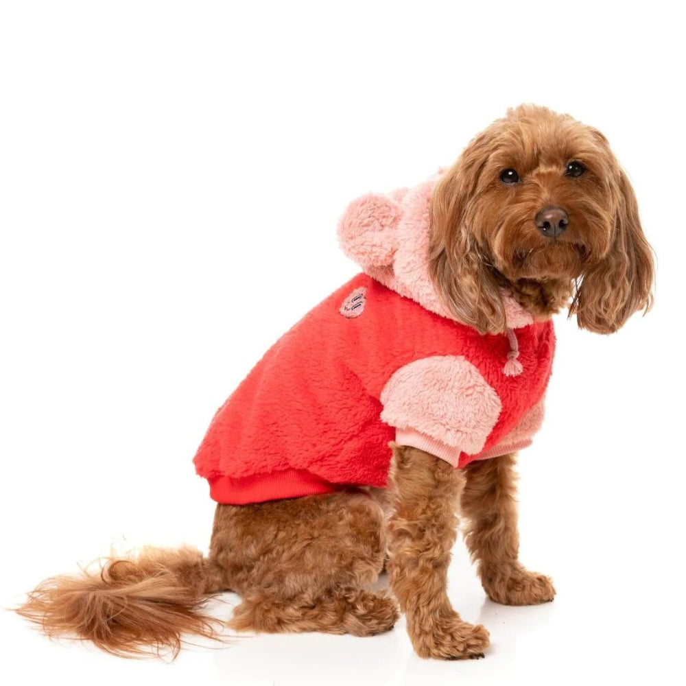FuzzYard Winnie Dog Hoodie - Red