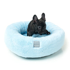 FuzzYard Dreameazzzy Cuddler Dog Bed Blue