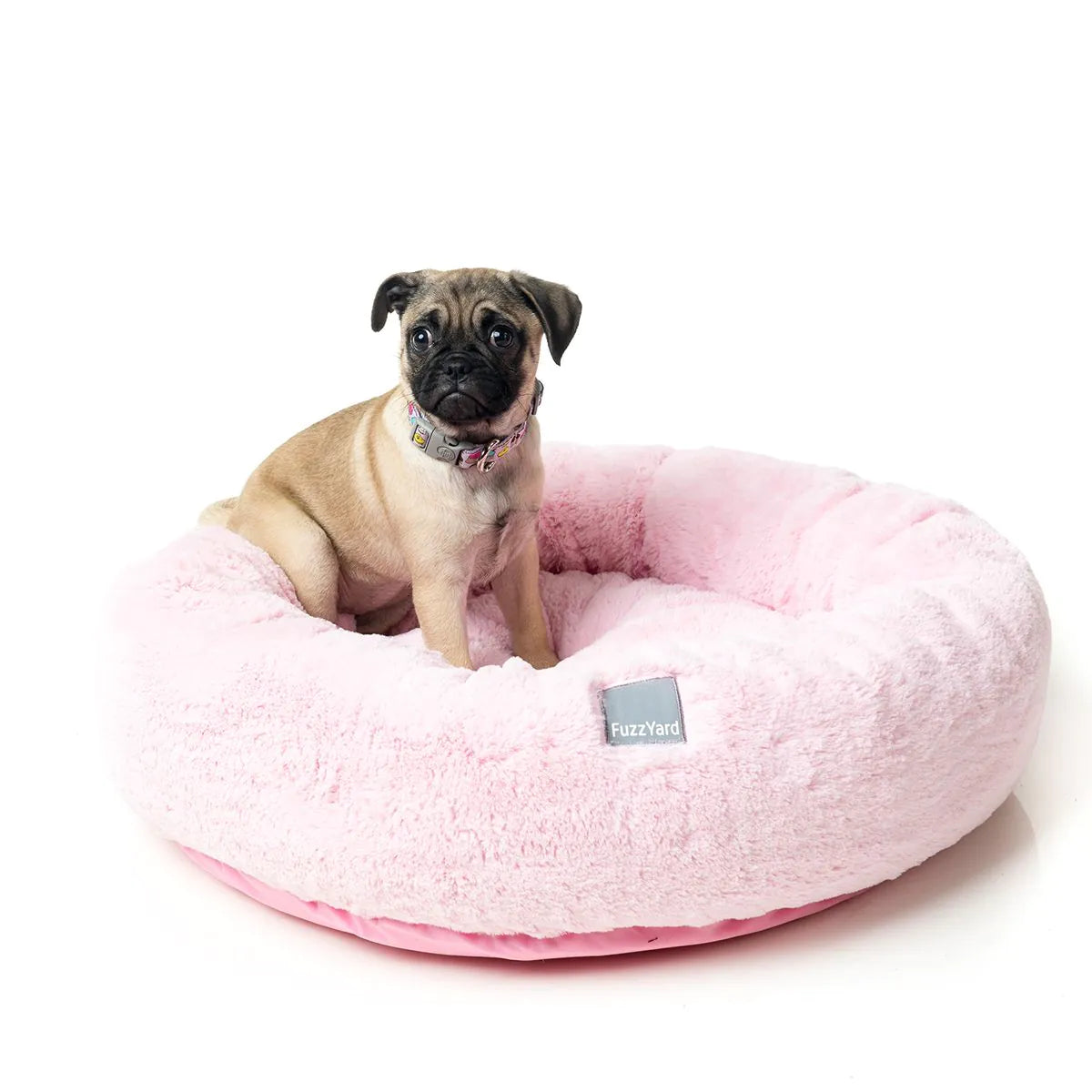 FuzzYard Dreameazzzy Cuddler Dog Bed Pink