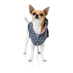 FuzzYard Flipside 24 Dog Raincoat - Pink