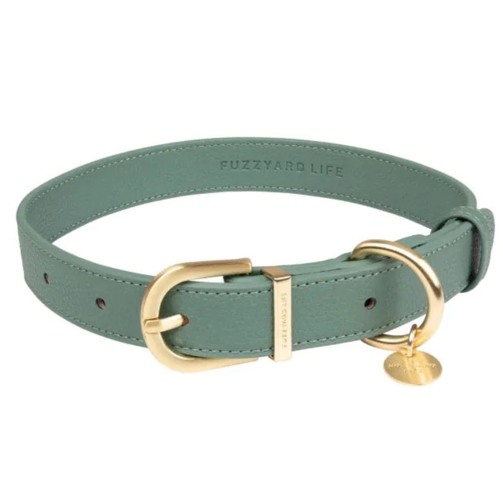 FuzzYard Life Atelier Dog Collar - Myrtle Green
