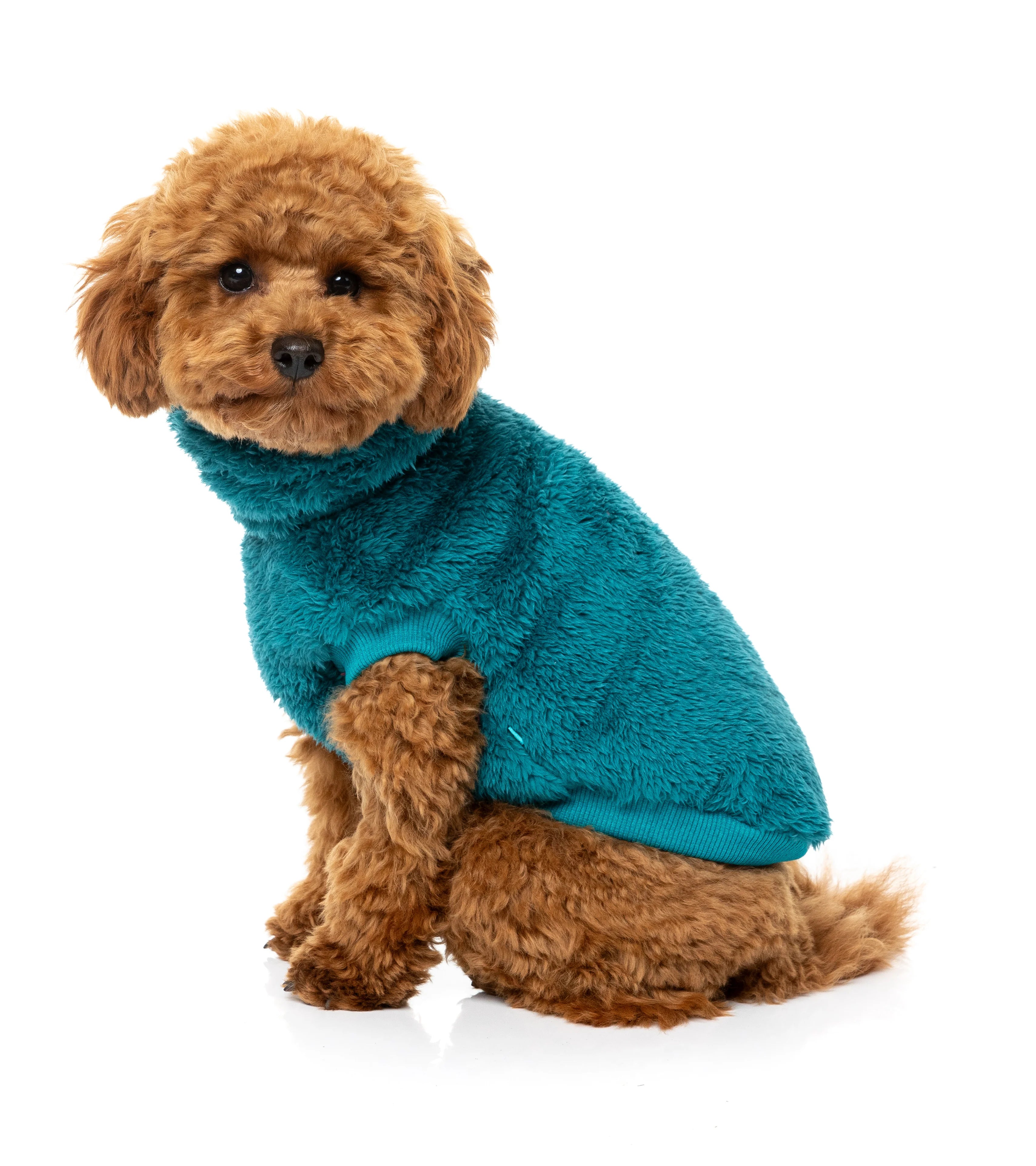 FuzzYard Turtle Teddy Sweater - Deep Teal