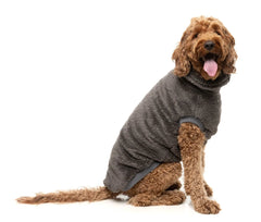 FuzzYard Turtle Teddy Sweater - Gunmetal Grey