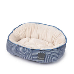 FuzzYard Reversible Dog Bed – Thornbury Aegean Blue