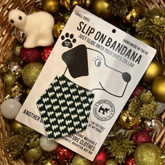 Geometric Christmas Trees Slip On Bandana