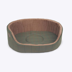 Green Tweed Slumber Dog Bed by Danish Design