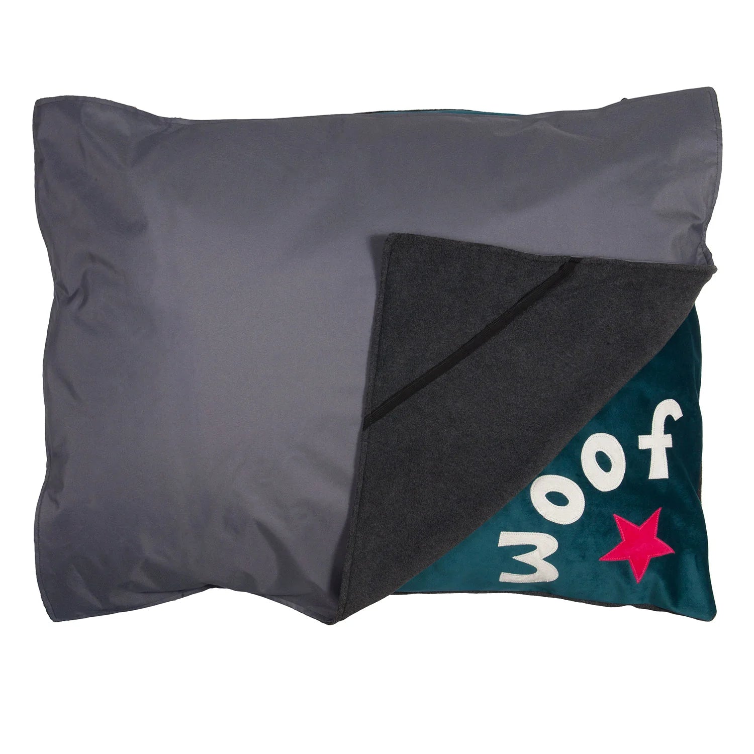 Grey Waterproof Dog Bed Top Cover