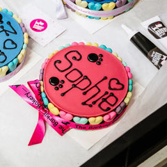 Barking Bakery Hand Written Pink Pawty Cake For Dogs