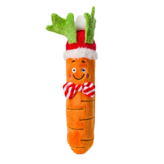 House of Paws Christmas Carrot Squeaker Dog Toy