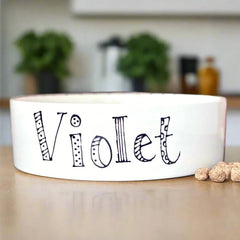 Personalised Doodle Dog Bowls