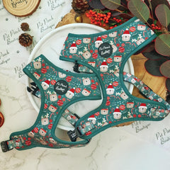 Jolly Bear Christmas Dog Harness