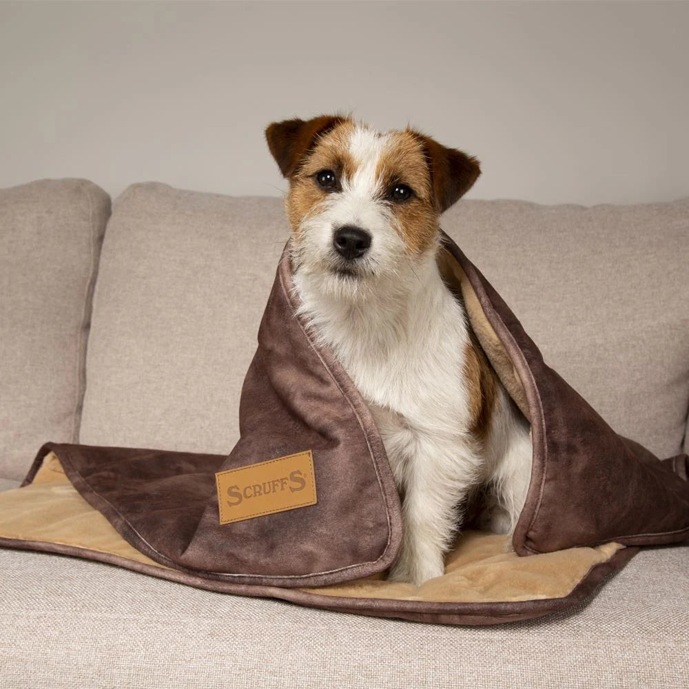Kensington Pet Blanket - Chocolate