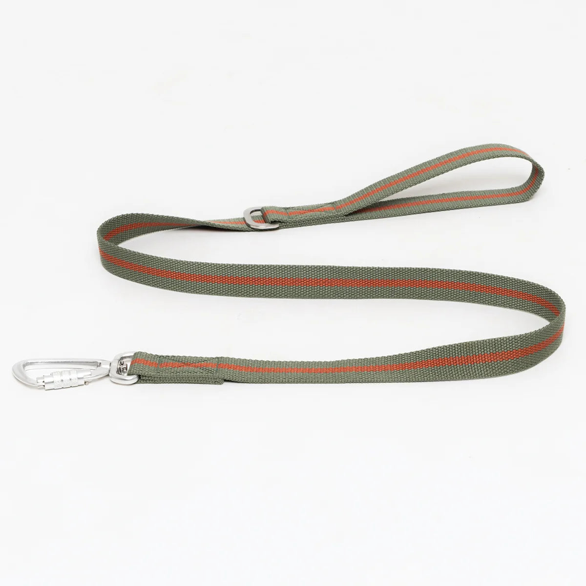 All-Terrain Canvas Dog Lead - Khaki / Chestnut