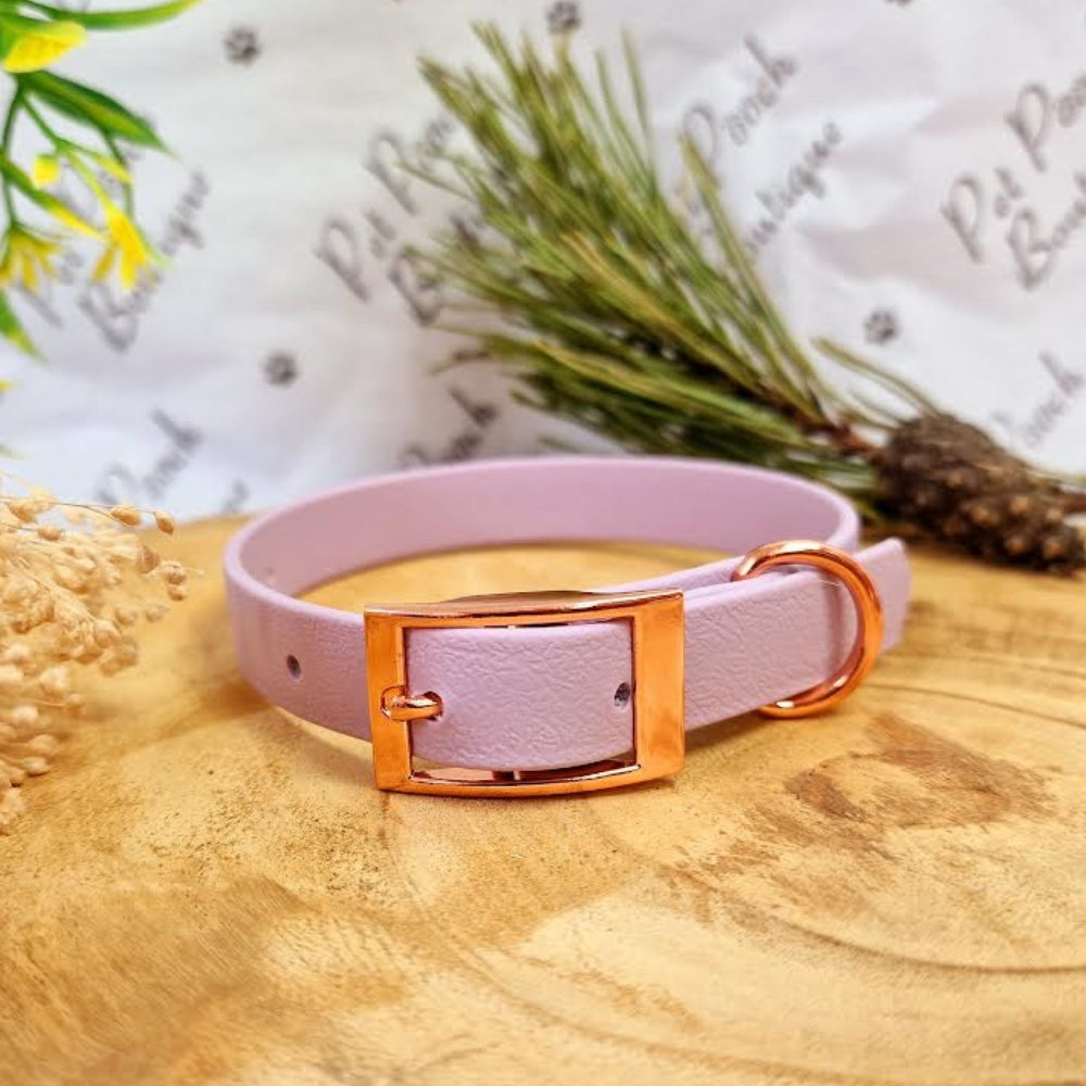 Lavender Biothane Vegan Dog Collar