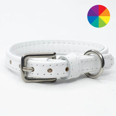 Leather Puppy Collar by Petiquette