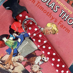 Minnie Red and White Polka Dot Dog Collar