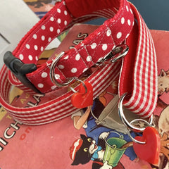 Minnie Red and White Polka Dot Dog Collar