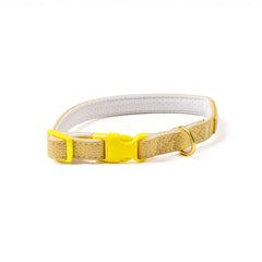 Mustard Vegan Leather Collar