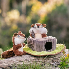 P.L.A.Y Forest Friends - Chippy and Cheeks the Chipmunks Activity Dog Toy