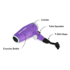 P.L.A.Y Splish Splash - Howlin' Hair Dryer Dog Toy