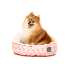 FuzzYard Reversible Dog Bed – Pink Lemonade