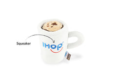 IHOP x P.L.A.Y. Barking Bean Brew Dog Toy