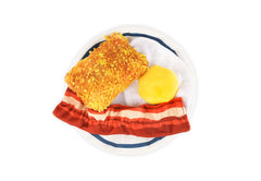 IHOP x P.L.A.Y. Eggcellent Play Platter Dog Toy
