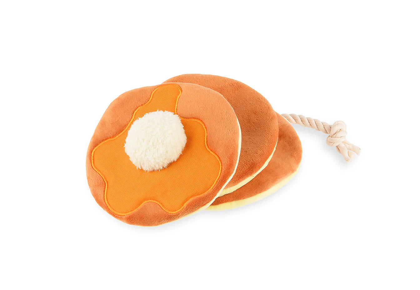 IHOP x P.L.A.Y. Pancake Pup Stack Dog Toy