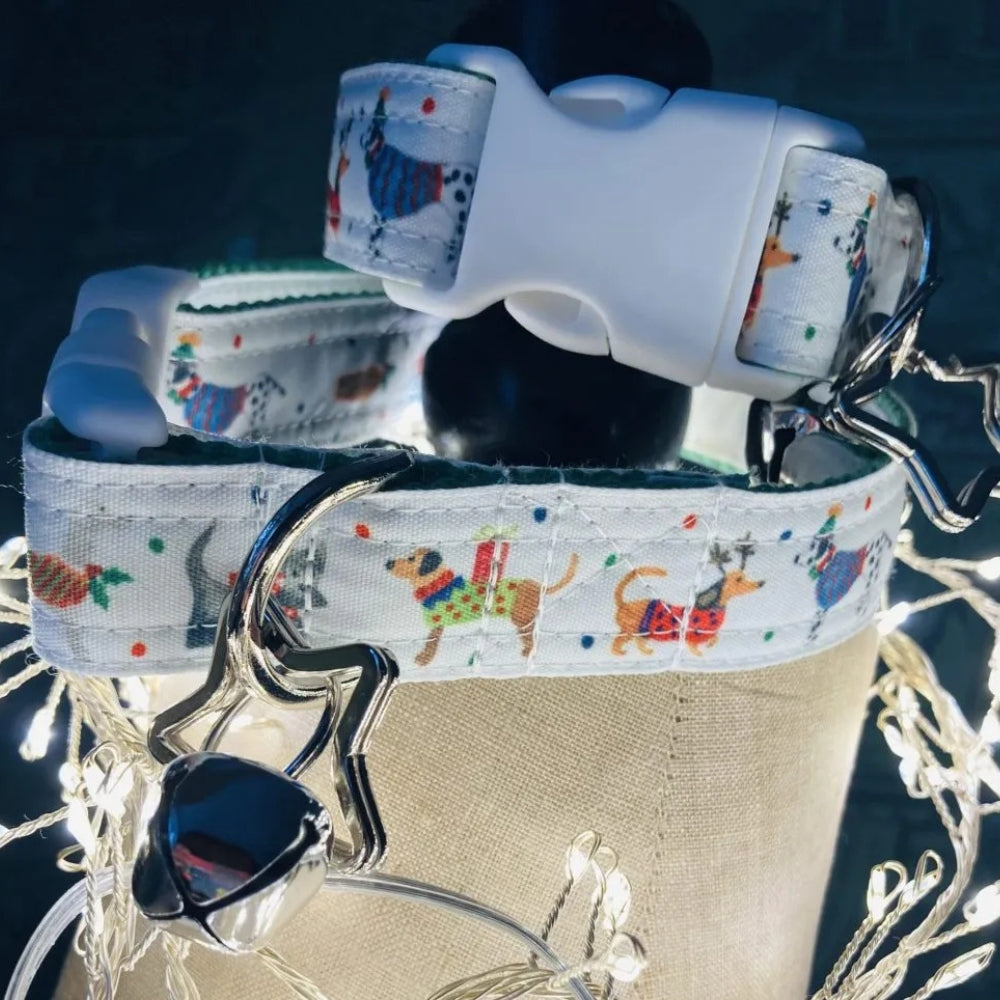 Party Animals Christmas Dog Collar