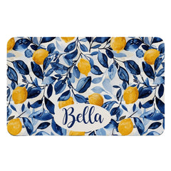 Personalised Amalfi Coast Theme Pet Bowl Placemats - Multiple Designs